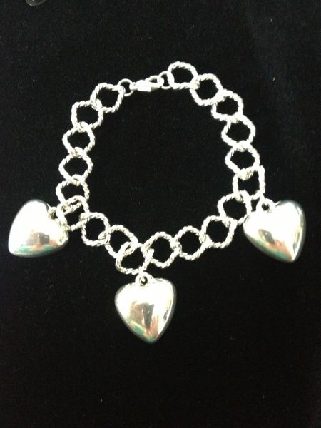 Pulseira Três Corações